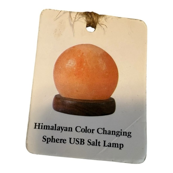 Himalayan Sphere USB Salt Lamp With Color Changing  - New! - Picture 4 of 8